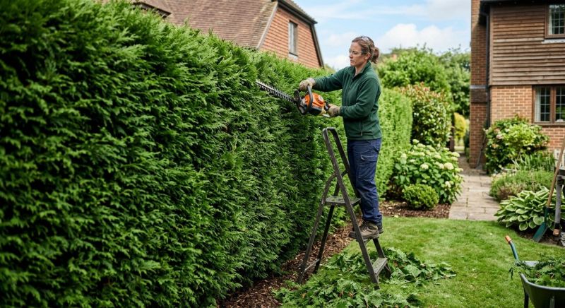 Hedge Pruning in Aiken, SC